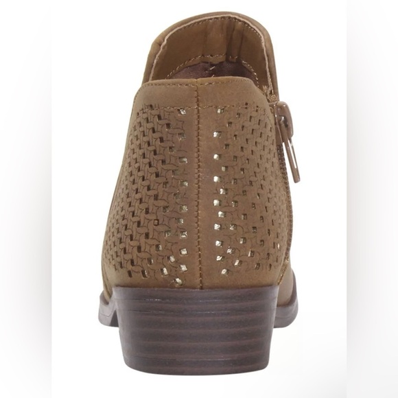 Mia Kids Little/Big Girl's Darlette Ankle Boots Cognac - Picture 3 of 8